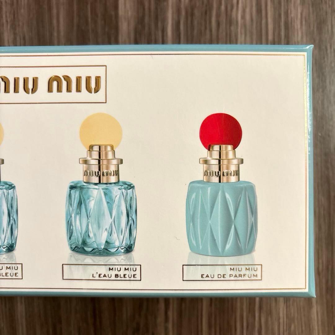 MIU MIU オードパルファム×ローブルー4本 香水セット ミニボトル 新品
