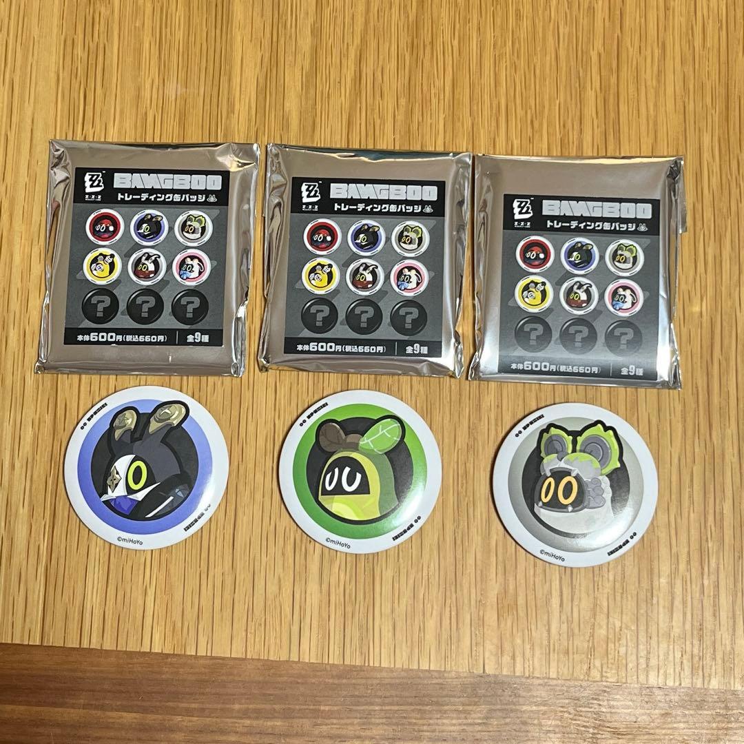 ゼンゼロファミマコラボ】トレーディング缶バッジ3つセット - メルカリ