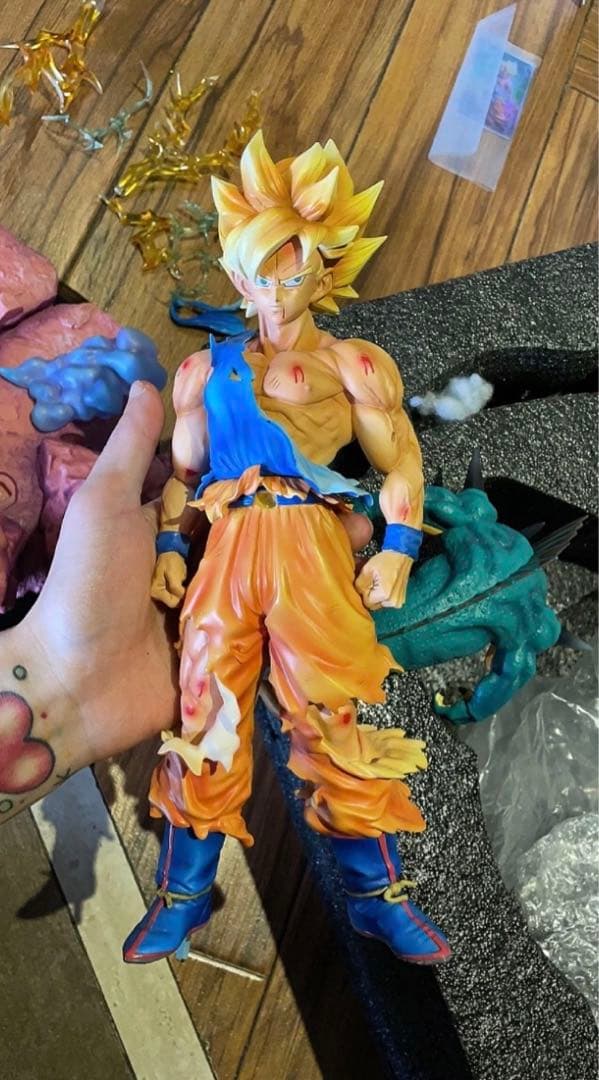 ドラゴンボール 孫悟空 ガレキ ガレージキット スタチューX①⑧⑤