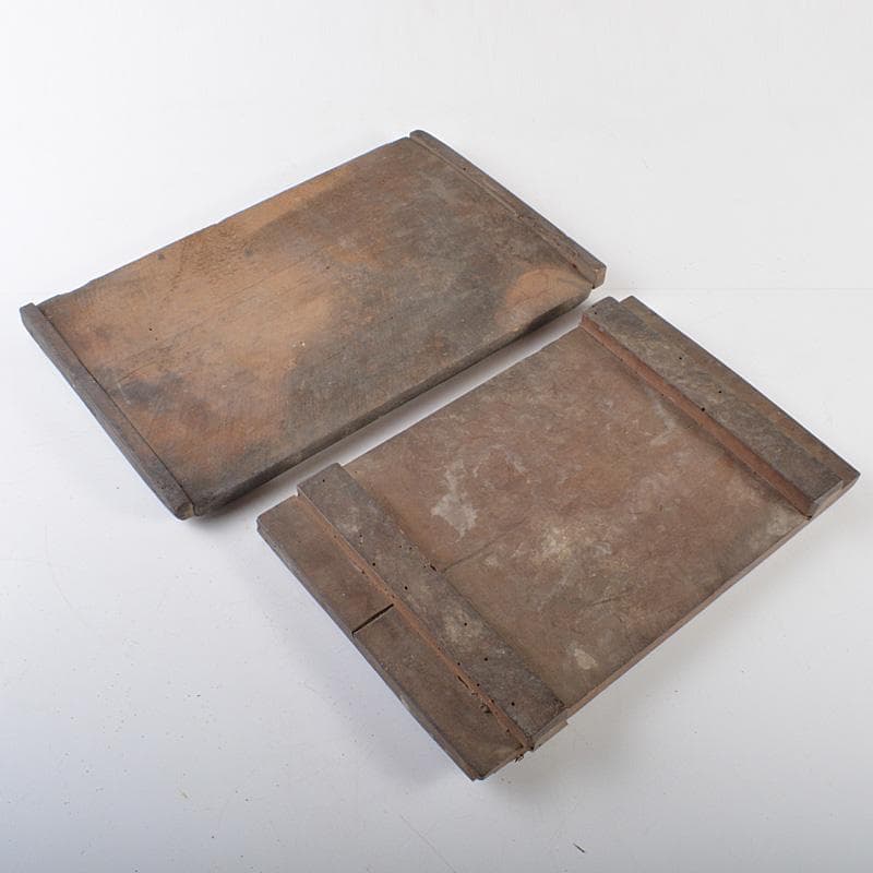 時代版木　木版　煎茶精製司　製茶司　煎茶台　2点　M　R6396