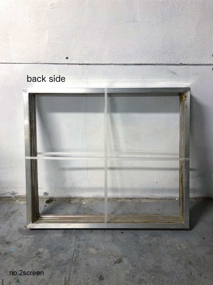 シルクスクリーンアルミ枠(中古)5個セット