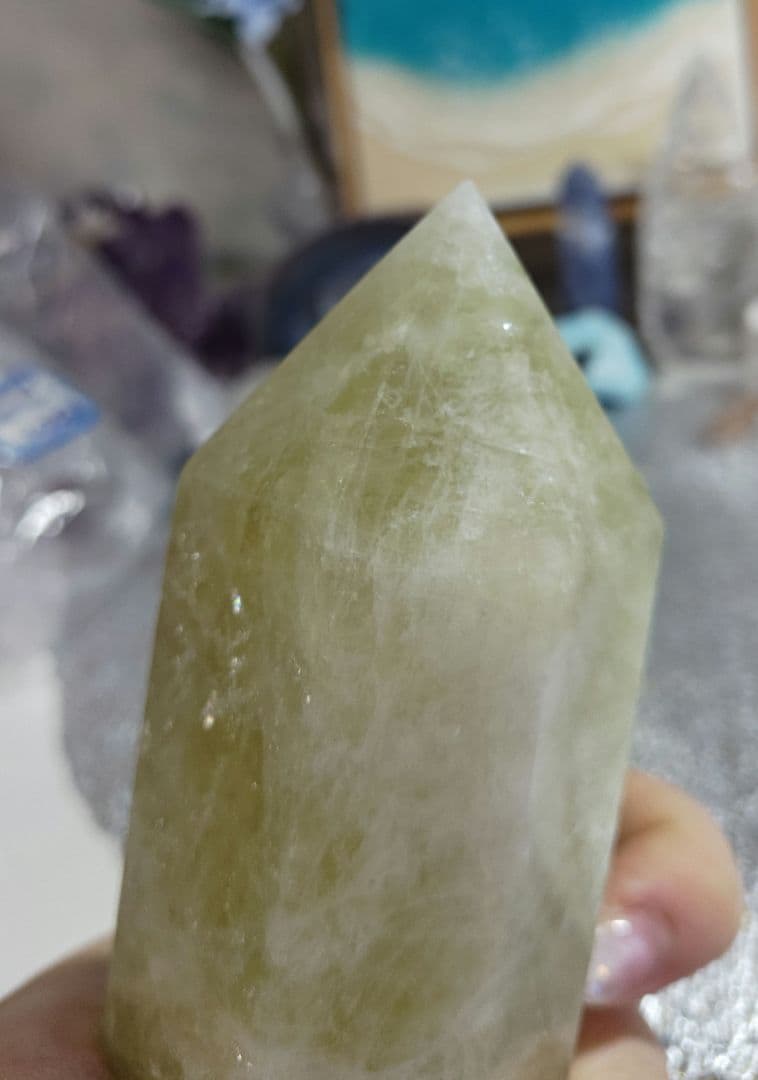 【超巨大】シトリン タワー 六角柱 特大サイズ！