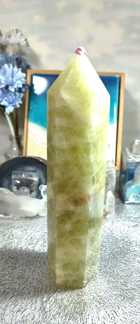 【超巨大】シトリン タワー 六角柱 特大サイズ！