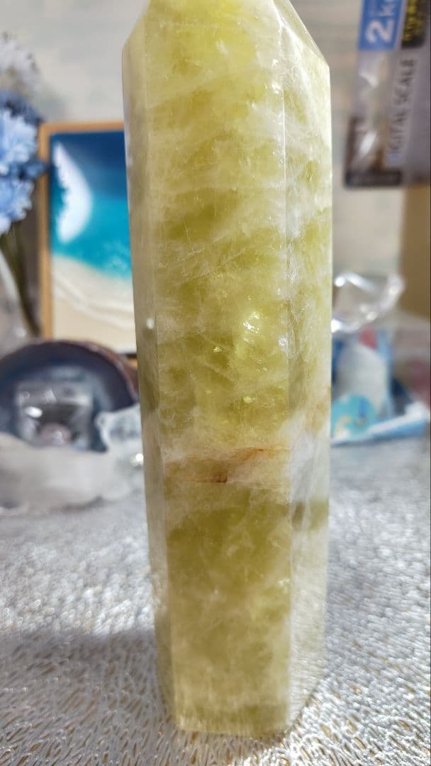 【超巨大】シトリン タワー 六角柱 特大サイズ！