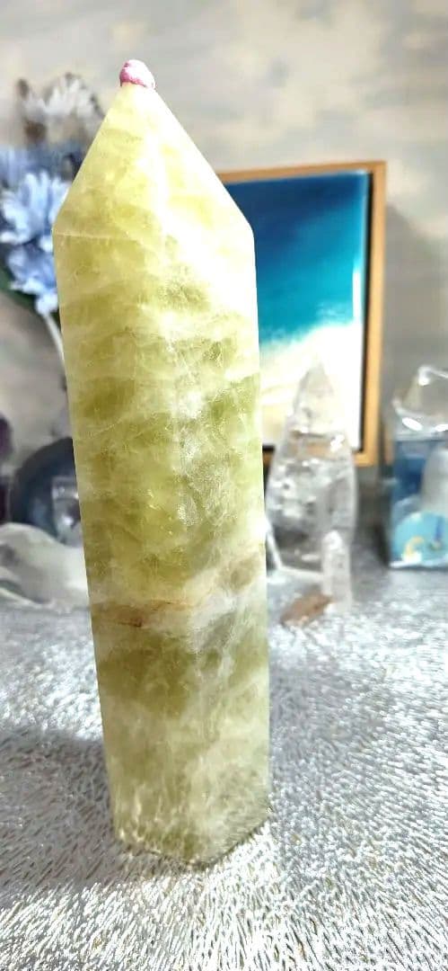 【超巨大】シトリン タワー 六角柱 特大サイズ！