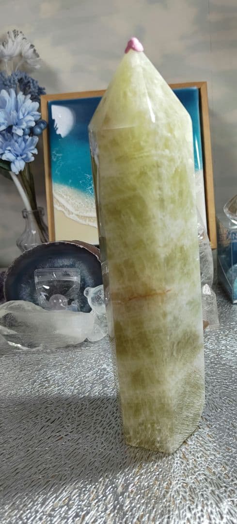 【超巨大】シトリン タワー 六角柱 特大サイズ！