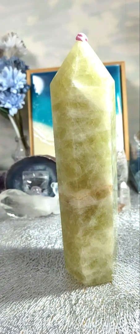 【超巨大】シトリン タワー 六角柱 特大サイズ！