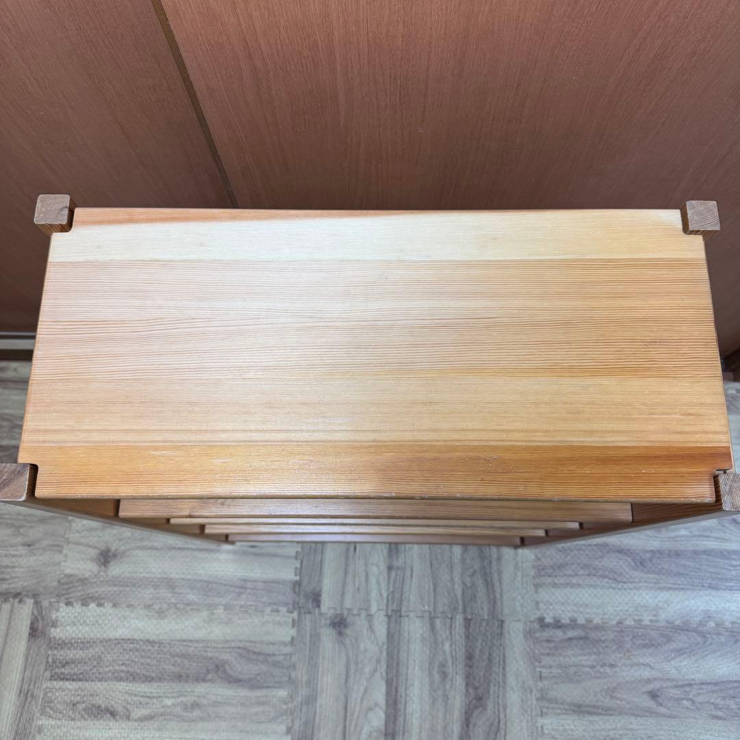無印良品　パイン材ユニットシェルフ小　 約幅58×奥行26×高さ83cm