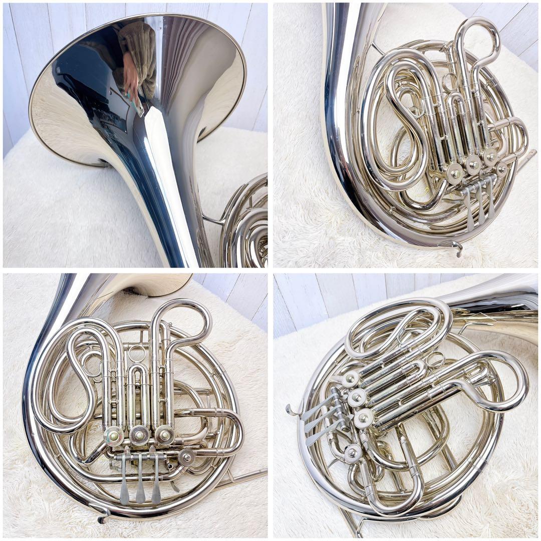 C.G.CONN コーン フルダブルホルン マウスピース付き