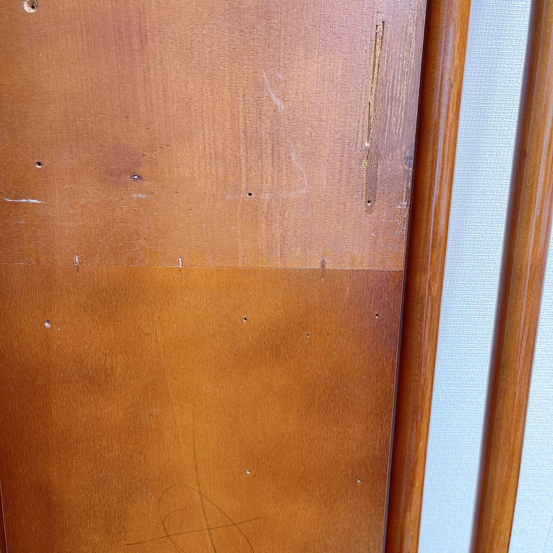 木製 スタンドミラー 象嵌装飾 バーズアイ調 クラシック アンティーク調 大型