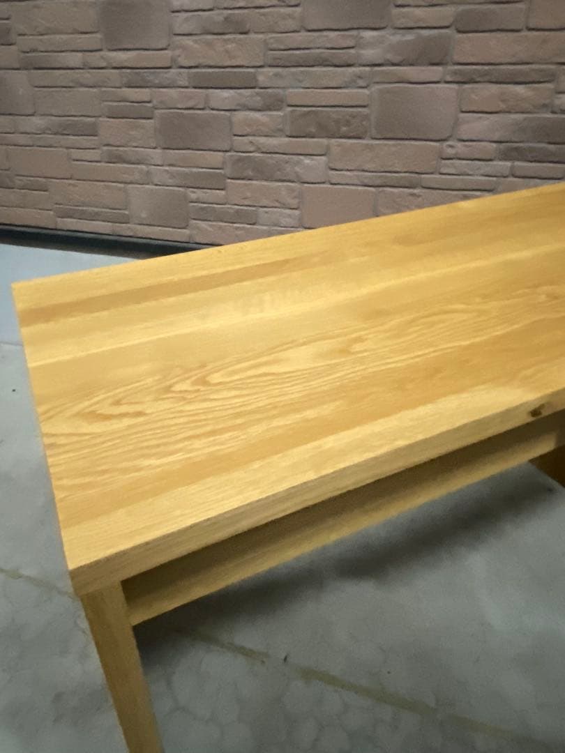 【さくら】無印良品 無垢材　デスク オーク材 W110cm