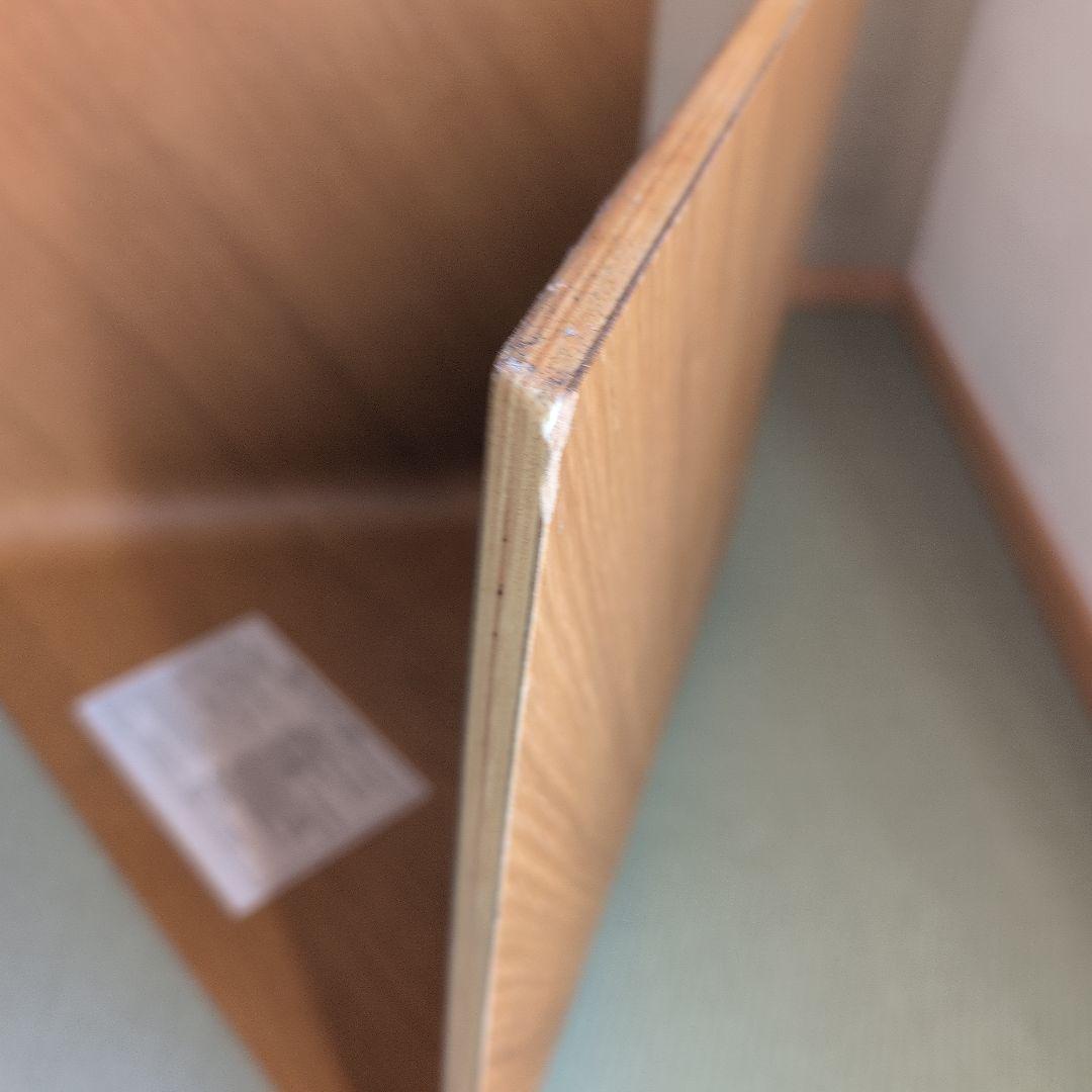 無印良品　重なるテーブルベンチ　オーク材　成形合板　廃盤　入手困難