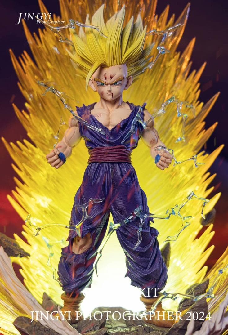 ドラゴンボール スーパーサイヤ人 2 孫悟飯 1/6 彫刻フィギュア 海外