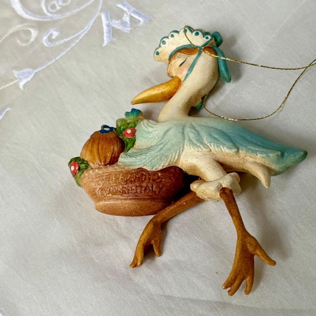 アンリ人形　壁掛けオーナメント　【Sweet Arrival・Baby boy】