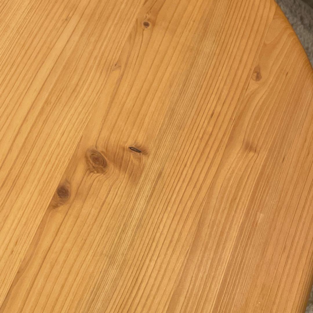 天然ヒノキ　無垢材　ローテーブル　檜