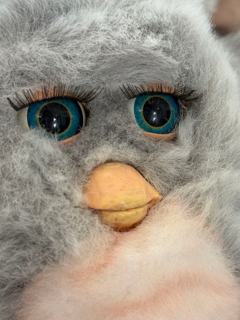 【稼働品】ファービー2 クラウディピーチ ブルー目 ドイツ語 2005