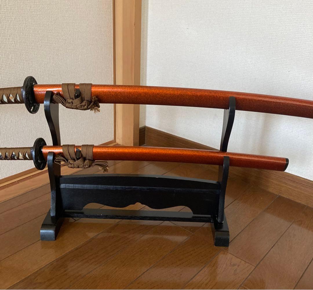 五月人形付属品　模造刀　刀台