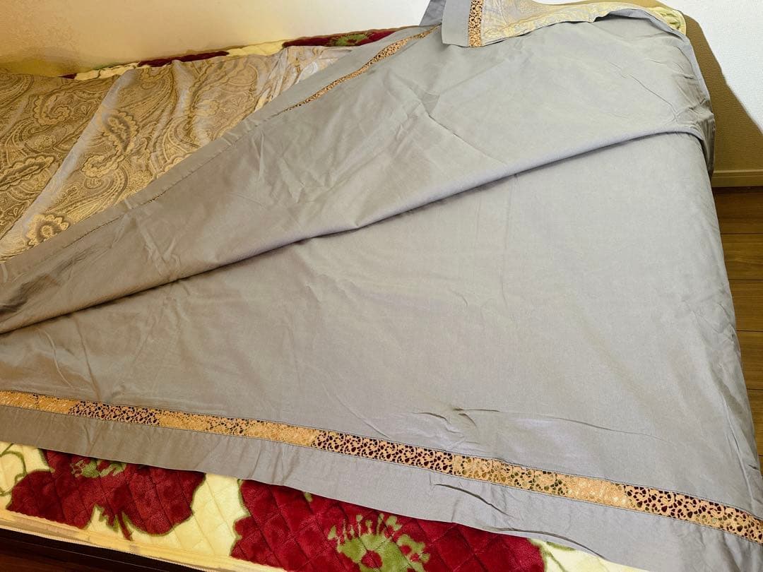 新品 高級 掛け布団カバー 枕カバー クッションカバー 4点セット キングサイズ