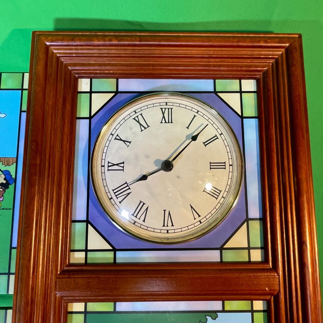 ダンバリーミント スヌーピー ステンドグラス 掛時計 ピーナツ - メルカリ