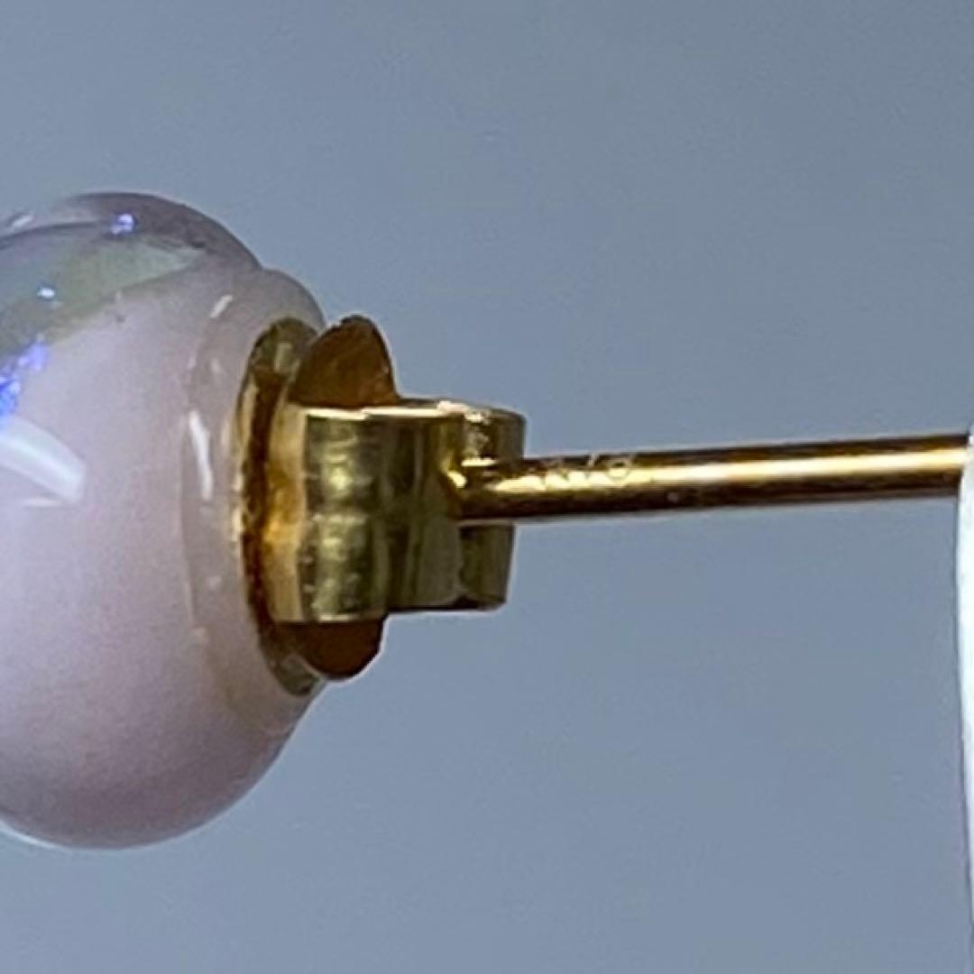 K18/K10刻印 ラベンダー翡翠 アクセ3点 1.7g 東キ7-0912☆2F