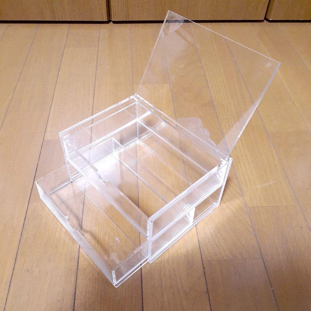 無印　アクリルケース　2段　4個　新品　未使用