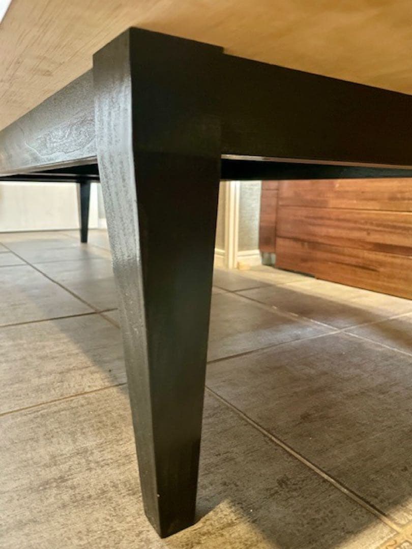 超美品■ウォールナット材 ローテーブル/ローボード特注品 180cm◾️カフェ店舗