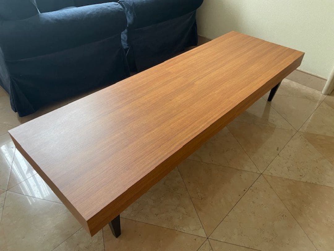 超美品■ウォールナット材 ローテーブル/ローボード特注品 180cm◾️カフェ店舗