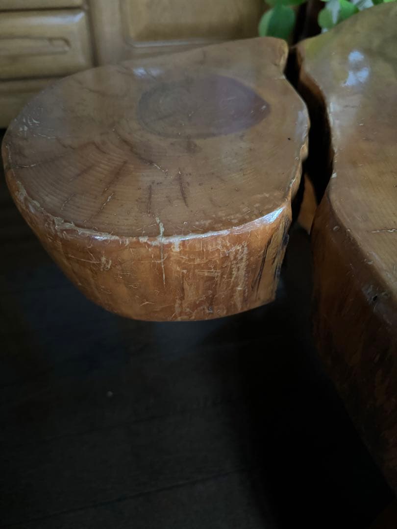 木製 亀型 テーブル 一枚板　お値下げしました