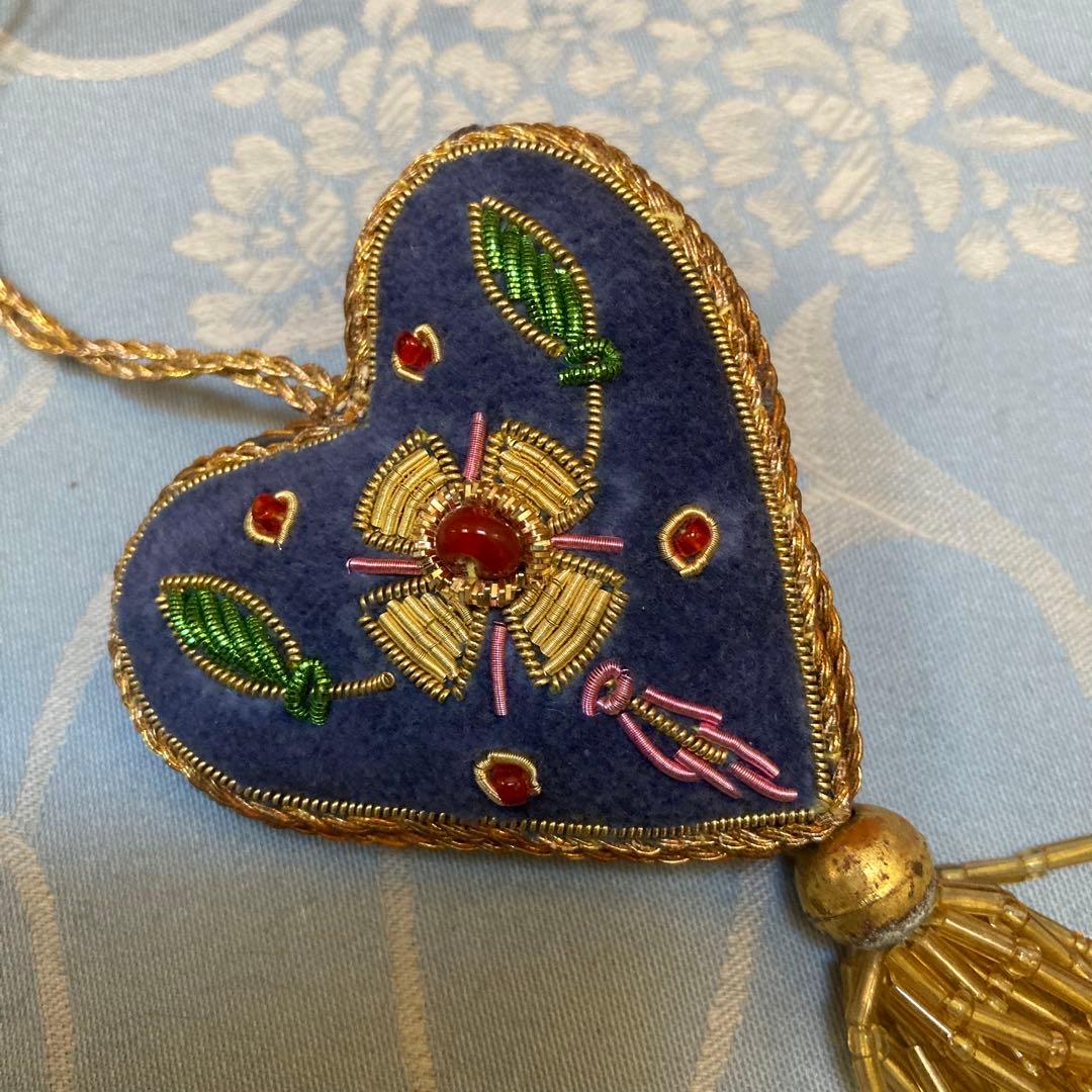 【希少】TILIA チリア 田川啓二 ハート型 オーナメント 2個 黒柳徹子