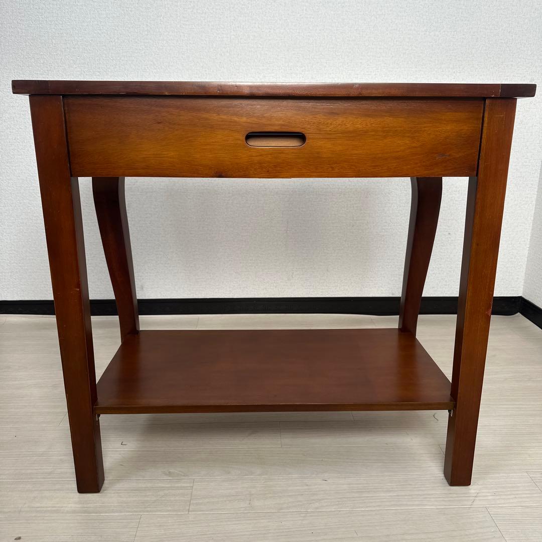 関家具 コモ コンピューターデスク アンティーク調 猫脚 伸長式 i4※