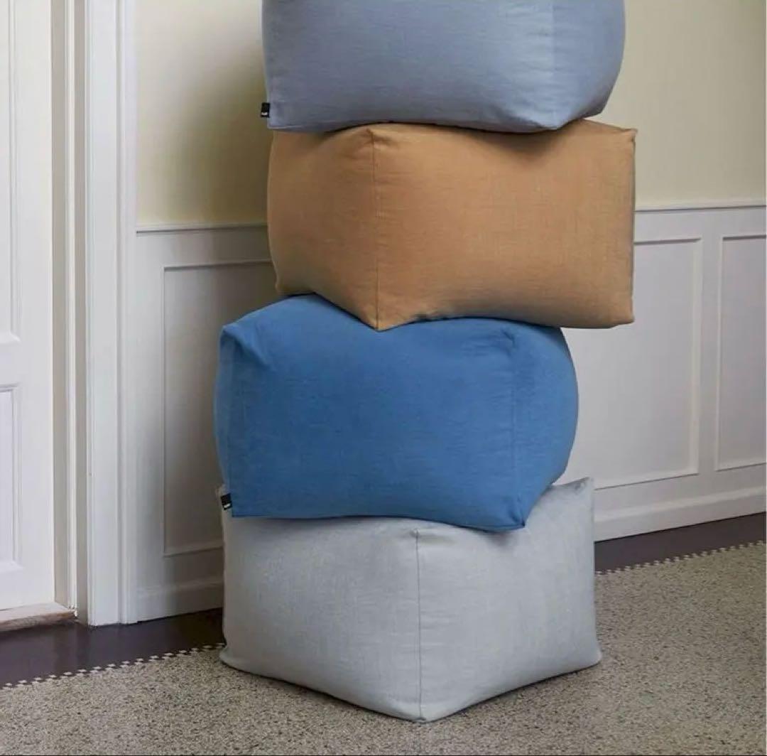 値下げ‼️【完売品】HAY POUF /マスタード