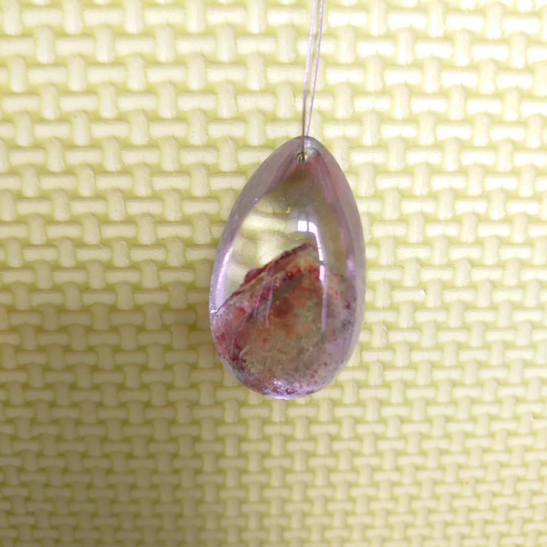 庭園水晶　ガーデンクォーツ　山　登山 水晶 ペンダント 幽霊水晶