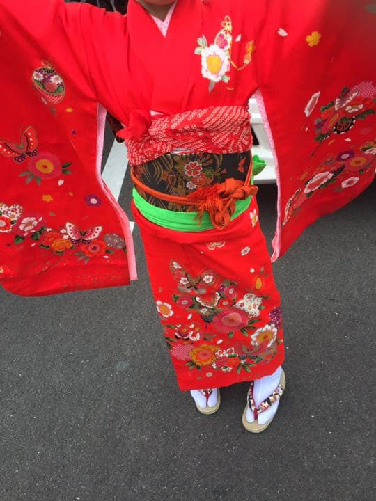 七五三 お正月 雛祭り 7歳振袖 四つ身 B しつけ付き1度使用 - メルカリ