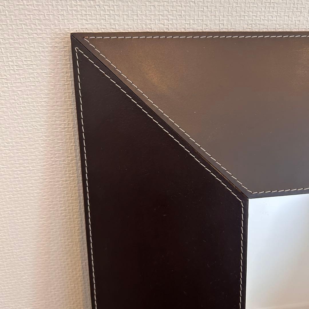 ACTUS 壁掛け鏡ダークブラウン　展示品