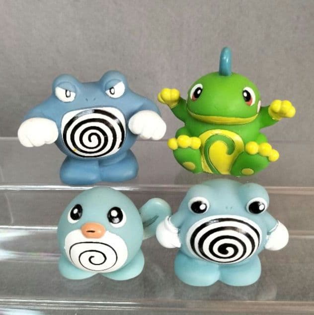 ニョロモ ニョロポン ニョロトノ等 初期進化4体 ポケモンキッズ指人形