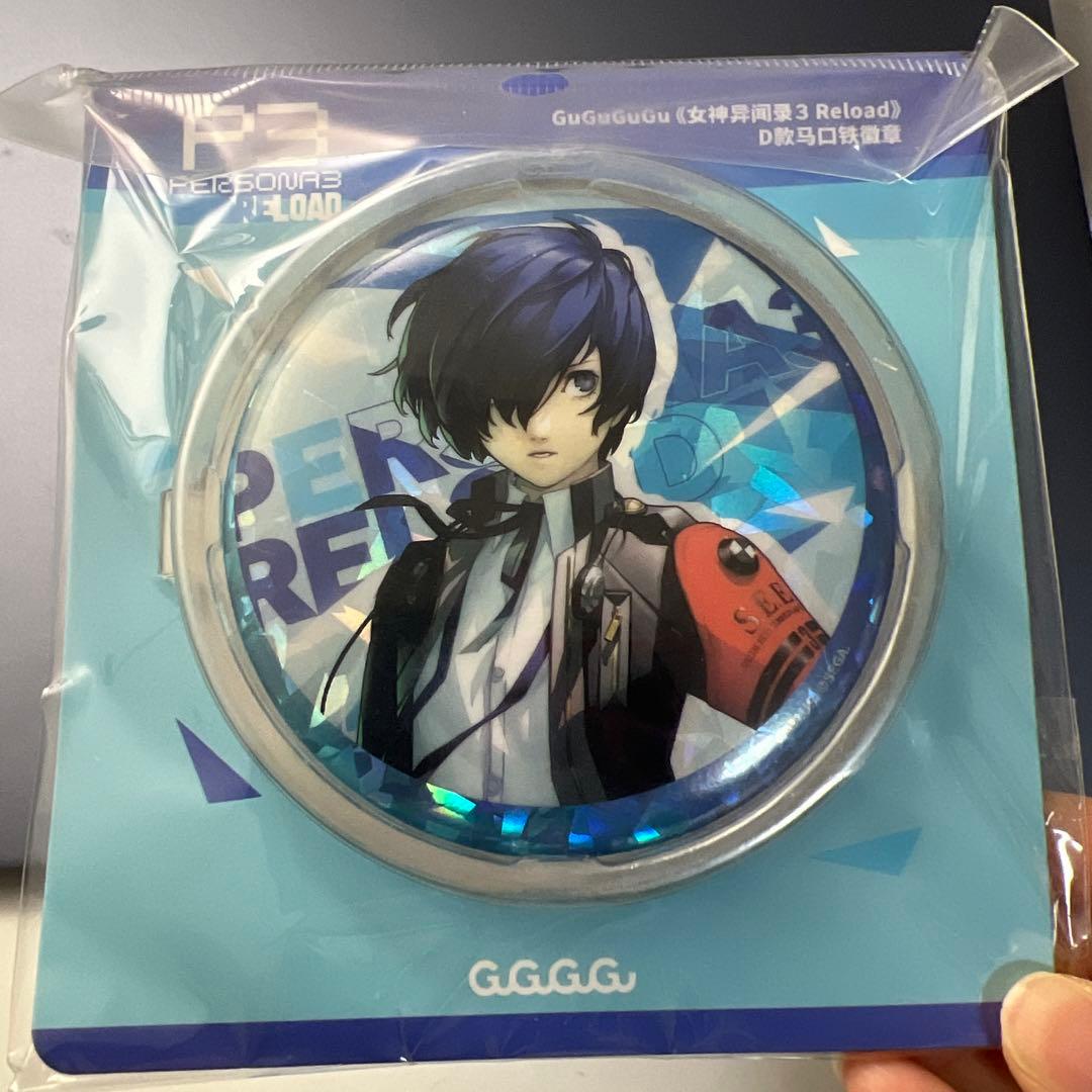 ペルソナ3リロード P3 P3R 主人公 中国限定 缶バッジ - メルカリ