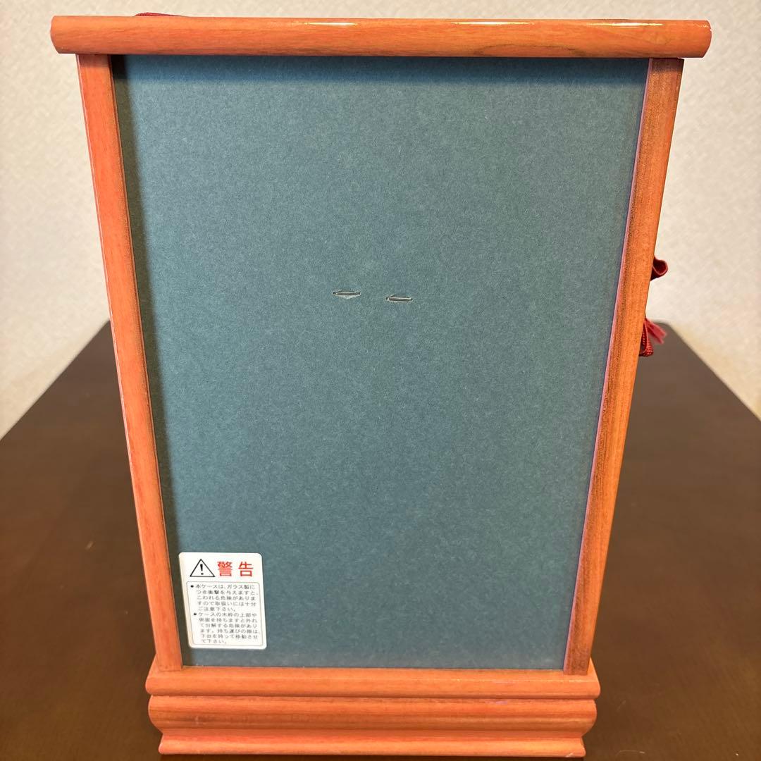 伝統的 ケース入り 羽子板飾り 押絵 華風 正月飾り ガラスケース付き