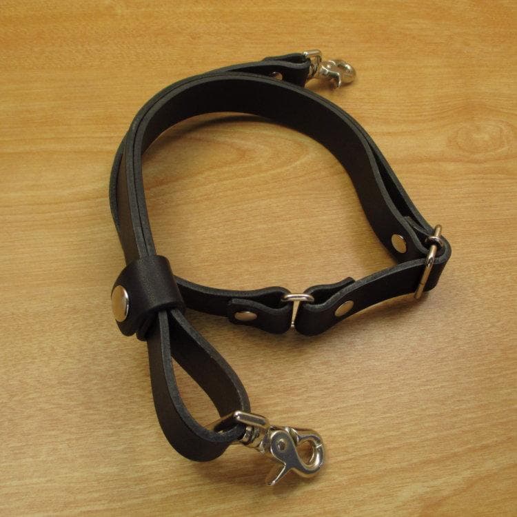 オールブラック　６丁差し　革ベルト付　本革シザーケース　SCL-100/CKB