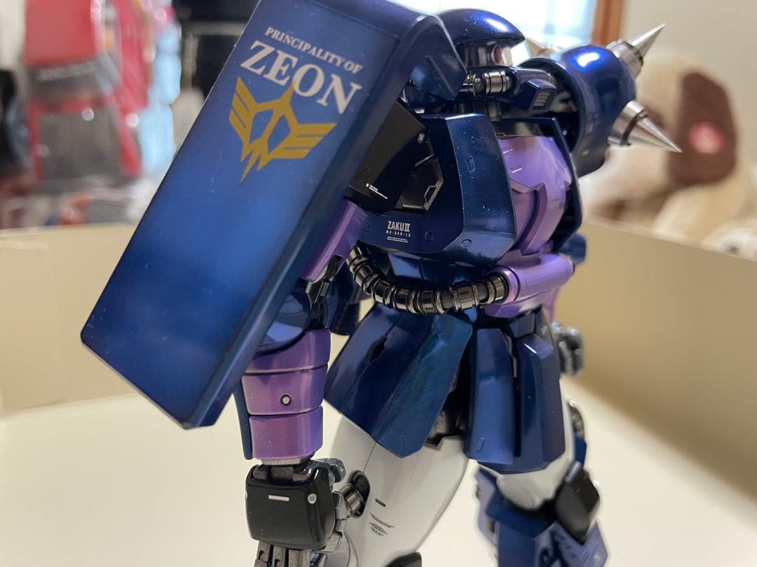 【オリジナル塗装、完成品】ザクII 黒い三連星仕様 Ver.2.0