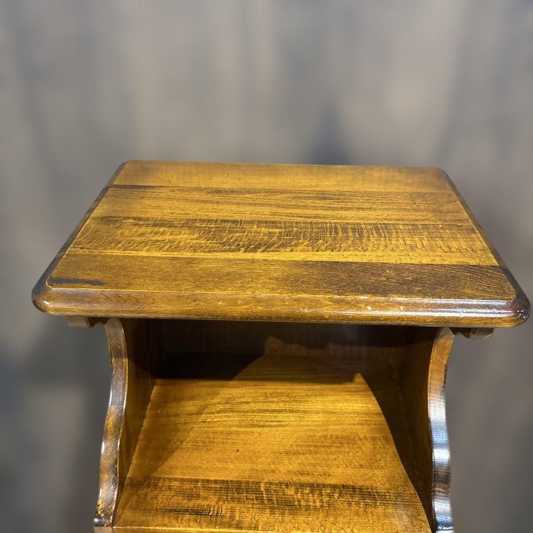 カリモク 電話台 花台　サイドテーブル