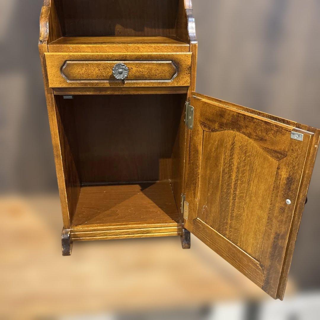 カリモク 電話台 花台　サイドテーブル