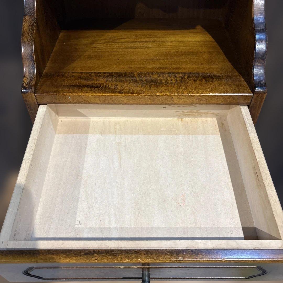 カリモク 電話台 花台　サイドテーブル