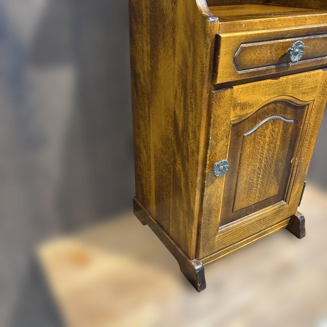 カリモク 電話台 花台　サイドテーブル