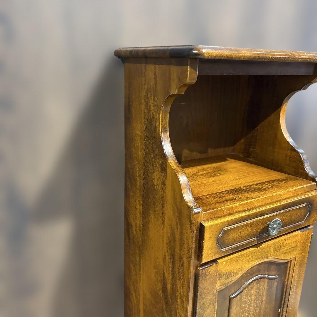 カリモク 電話台 花台　サイドテーブル