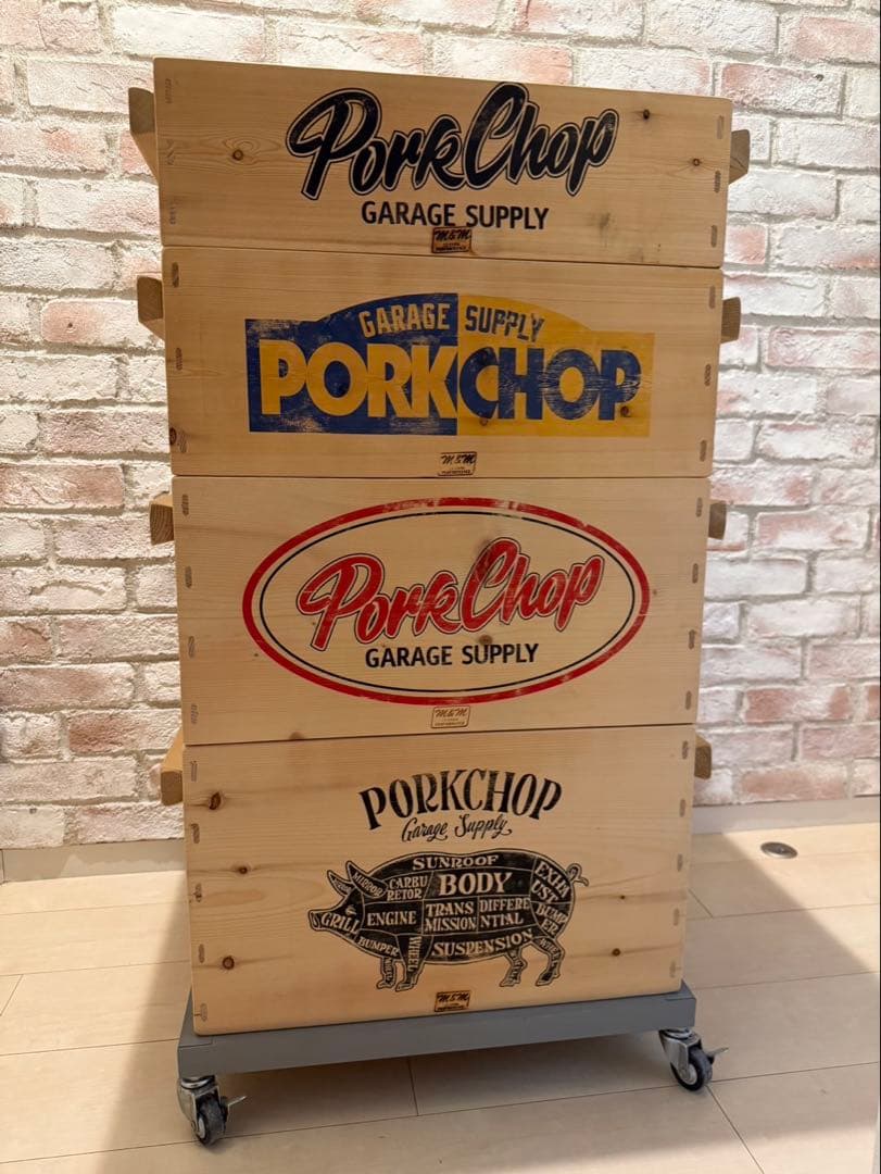 PORKCHOP GARAGE SUPPLY M&M PORK BOX セット - メルカリ