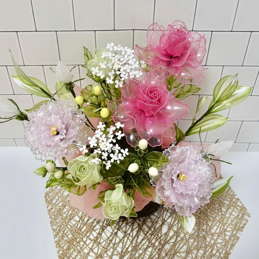 アメリカンフラワー（バラ、トルコキキョウ）ディップフラワー