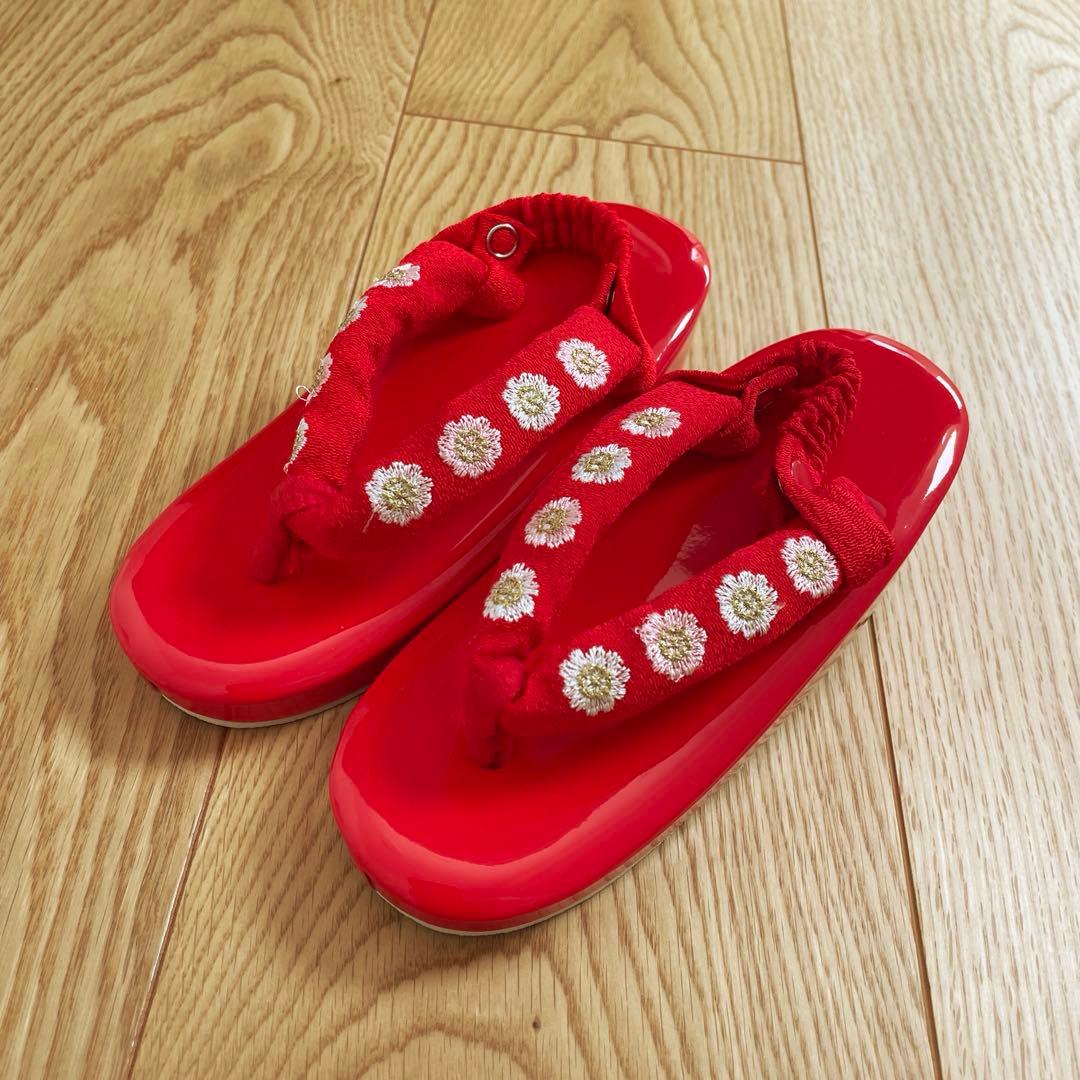 【美品】七五三　着物 3歳 被布 セット　花ひめ