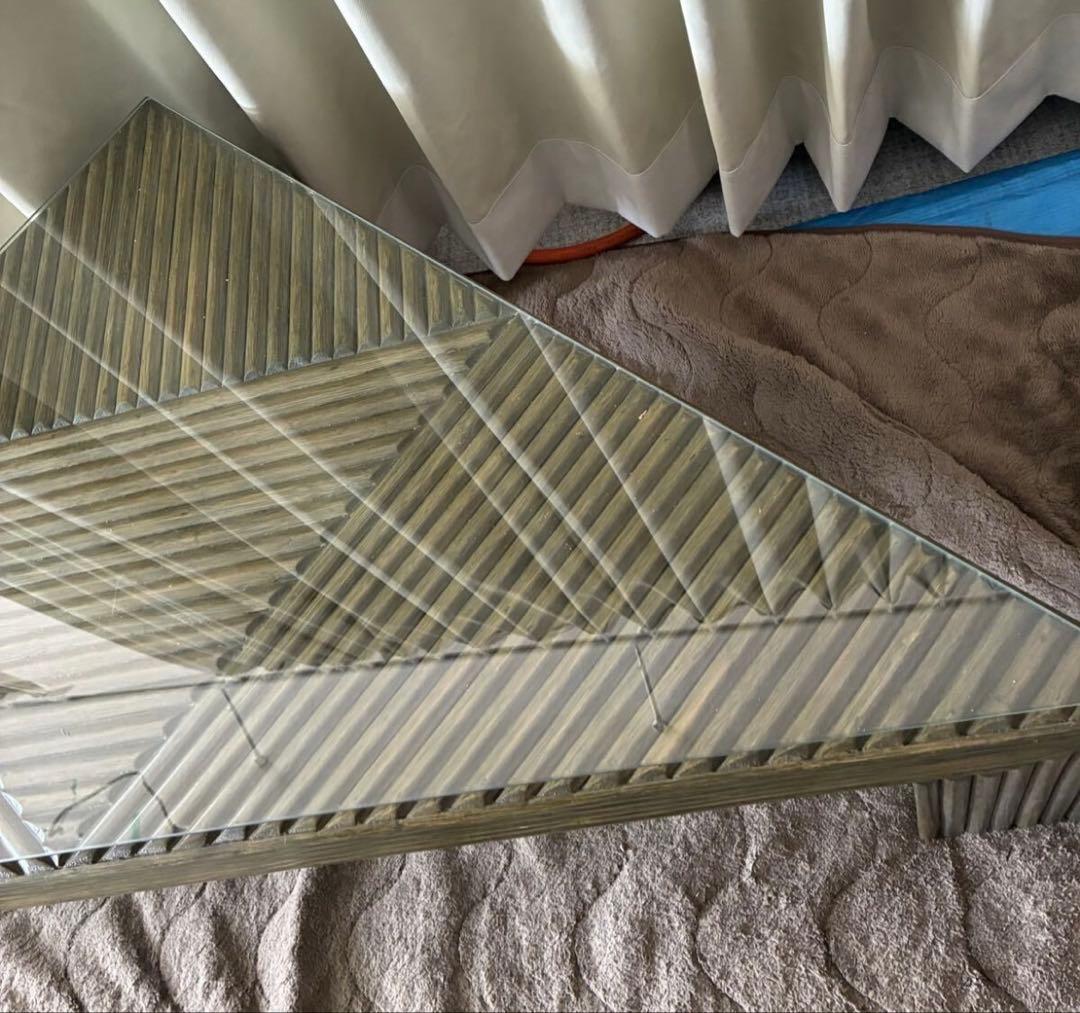 Casablanca カサブランカ ラタン製ローテーブル コーヒーテーブル ②