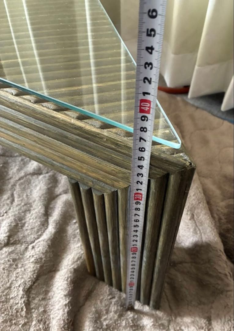 Casablanca カサブランカ ラタン製ローテーブル コーヒーテーブル ②