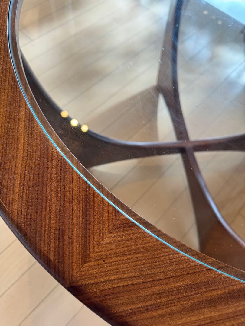 G-PLAN round glass table コーヒーテーブル